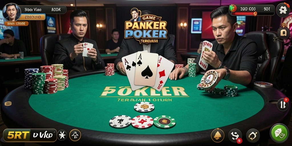 Gameplay Poker yang mendebarkan dan interaktif di 5RT.