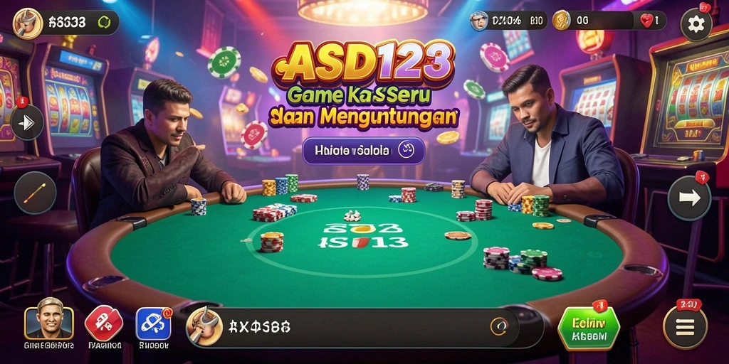 Tampilan gameplay menarik dari game Kasino ASD123.