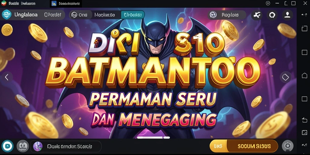 Tampilan gameplay menarik dari BATMANTOTO yang penuh warna.