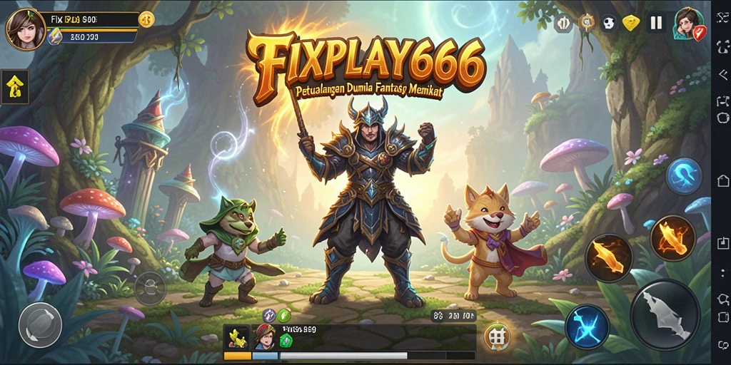 Gameplay FIXPLAY666 memperlihatkan pertempuran seru dalam dunia fantasi.