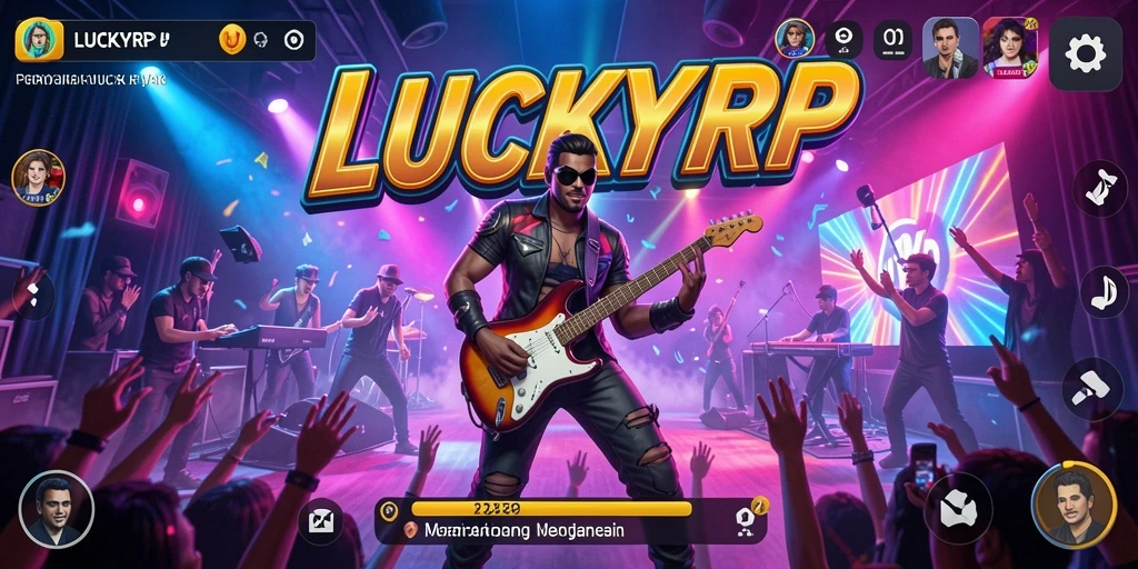 Tampilan gameplay LUCKYRP yang seru dan interaktif.