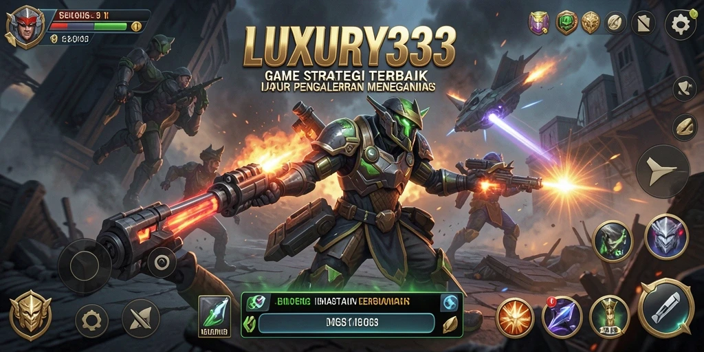 Tangkapan layar gameplay <strong>LUXURY333</strong> menunjukkan aksi strategis yang mendebarkan.