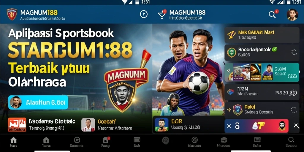 Tampilan menarik dari gameplay taruhan olahraga di MAGNUM188.