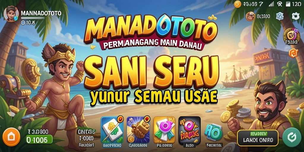 Tangkapan layar gameplay MANADOTOTO yang cerah dan menarik.