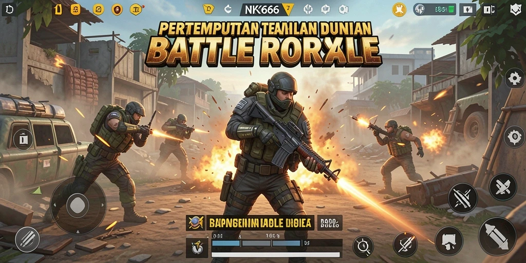 Gameplay NK666 yang mendebarkan dengan pertempuran yang intens.