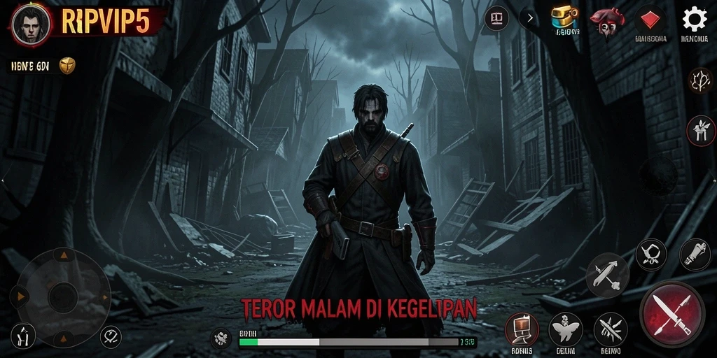 Gameplay RPVIP5 menakutkan dengan suasana Horror yang mendalam.