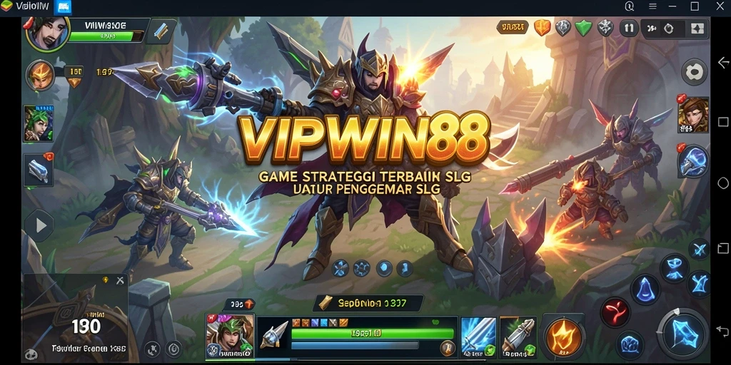 Tampilan gameplay VIPWIN88 yang menegangkan dan strategis.